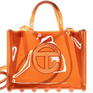 Melissa x Telfar Medium Jelly Shopper - Clear Brown